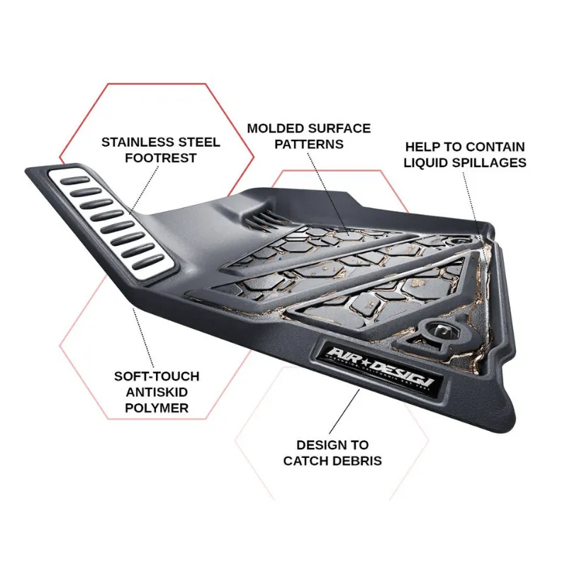 2016-2023 Toyota Tacoma Front and Rear Floor Liner Set