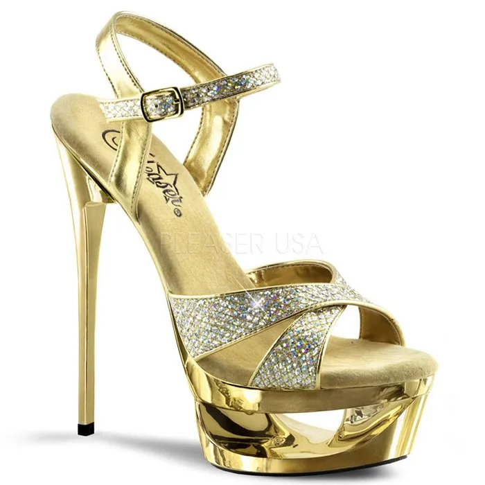6 1/2" Stiletto Platform Slide (ECLIPSE-619G)