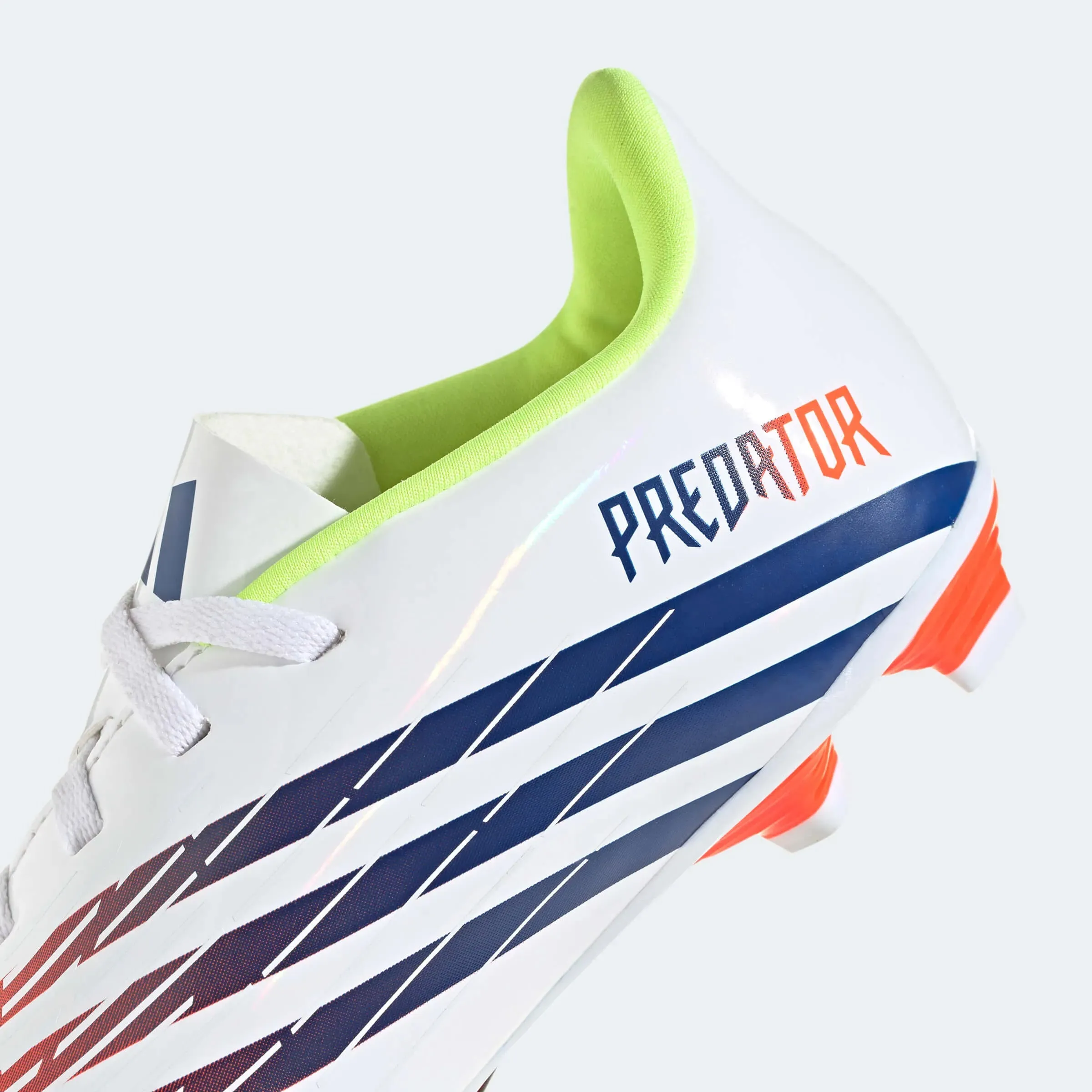 adidas Kids Predator Edge.4 FxG J - White-Yellow-Blue