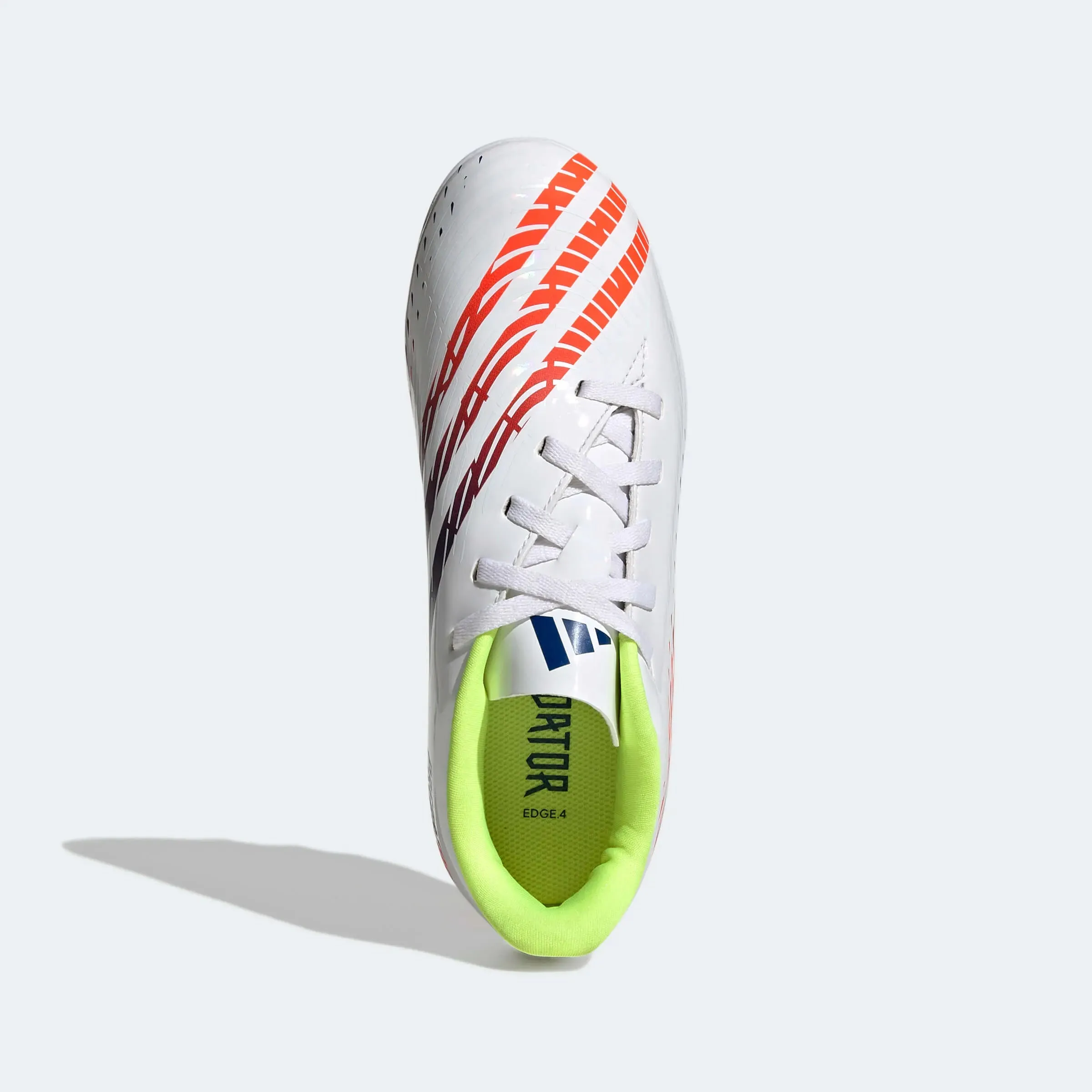 adidas Kids Predator Edge.4 FxG J - White-Yellow-Blue