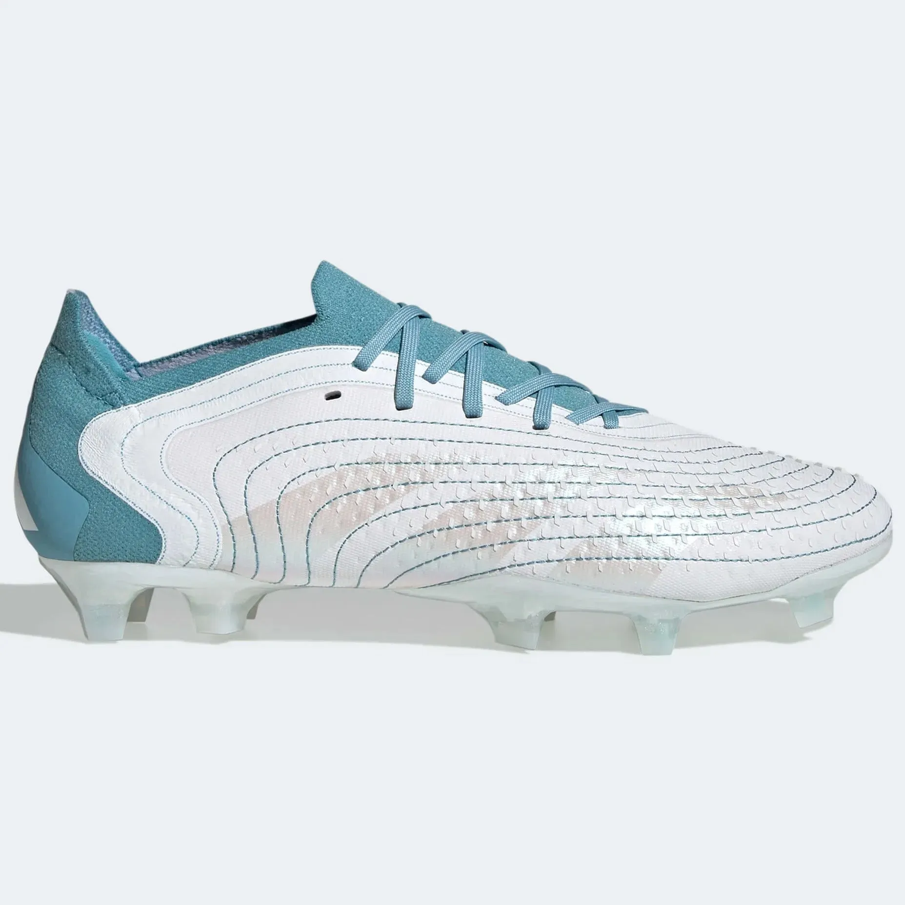 adidas Predator Accuracy .1 Low FG - White-Grey-Blue Parley Pack (SP23)