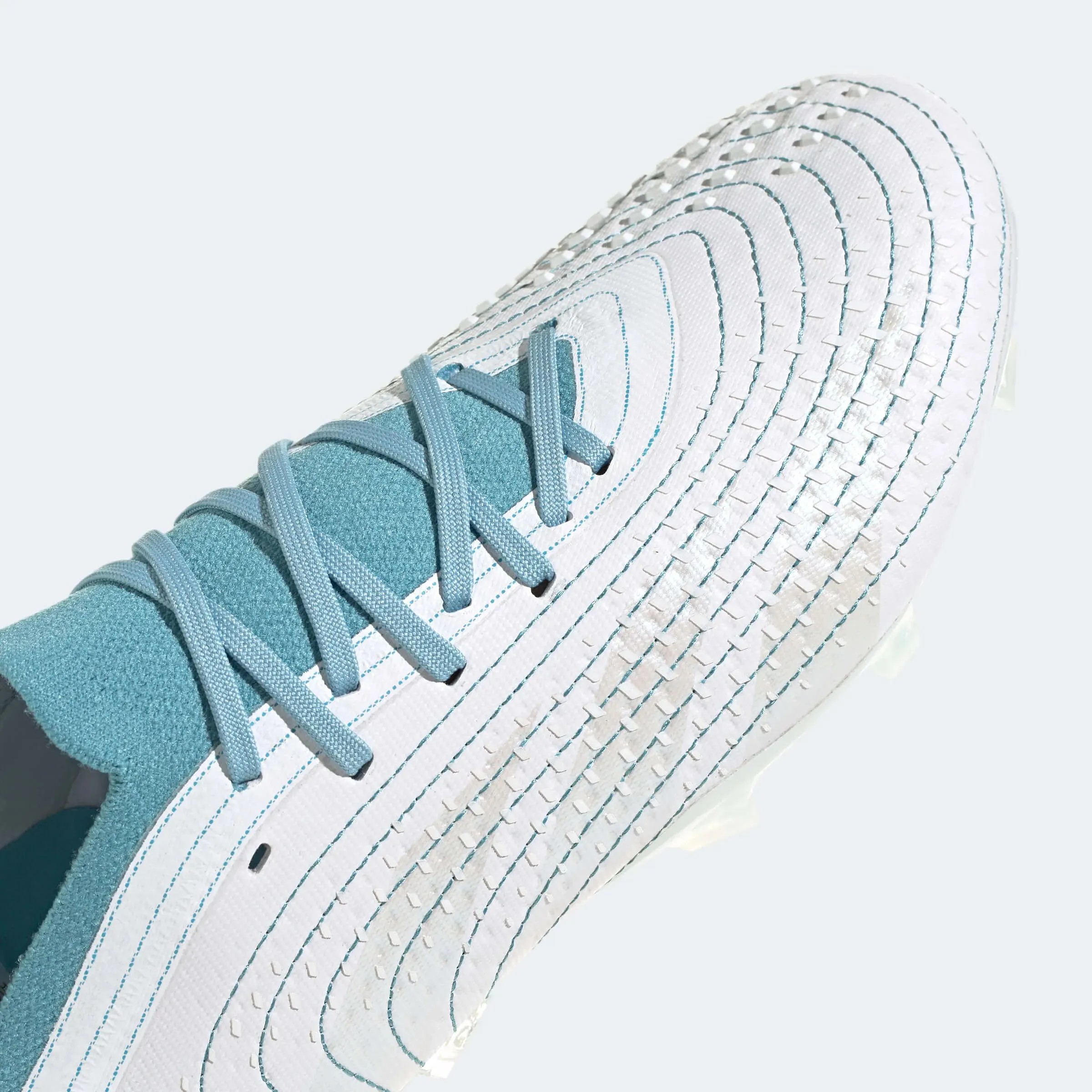 adidas Predator Accuracy .1 Low FG - White-Grey-Blue Parley Pack (SP23)
