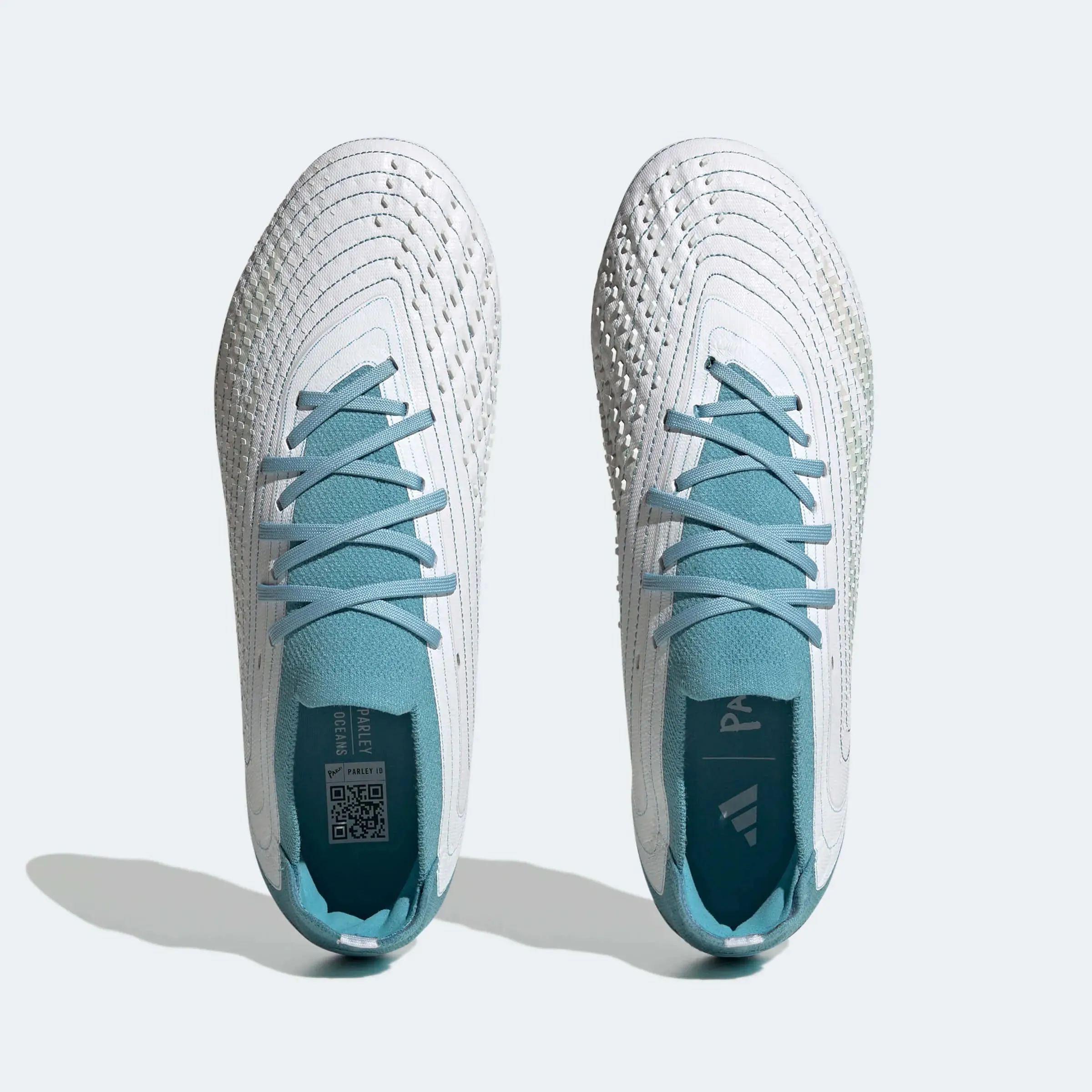 adidas Predator Accuracy .1 Low FG - White-Grey-Blue Parley Pack (SP23)