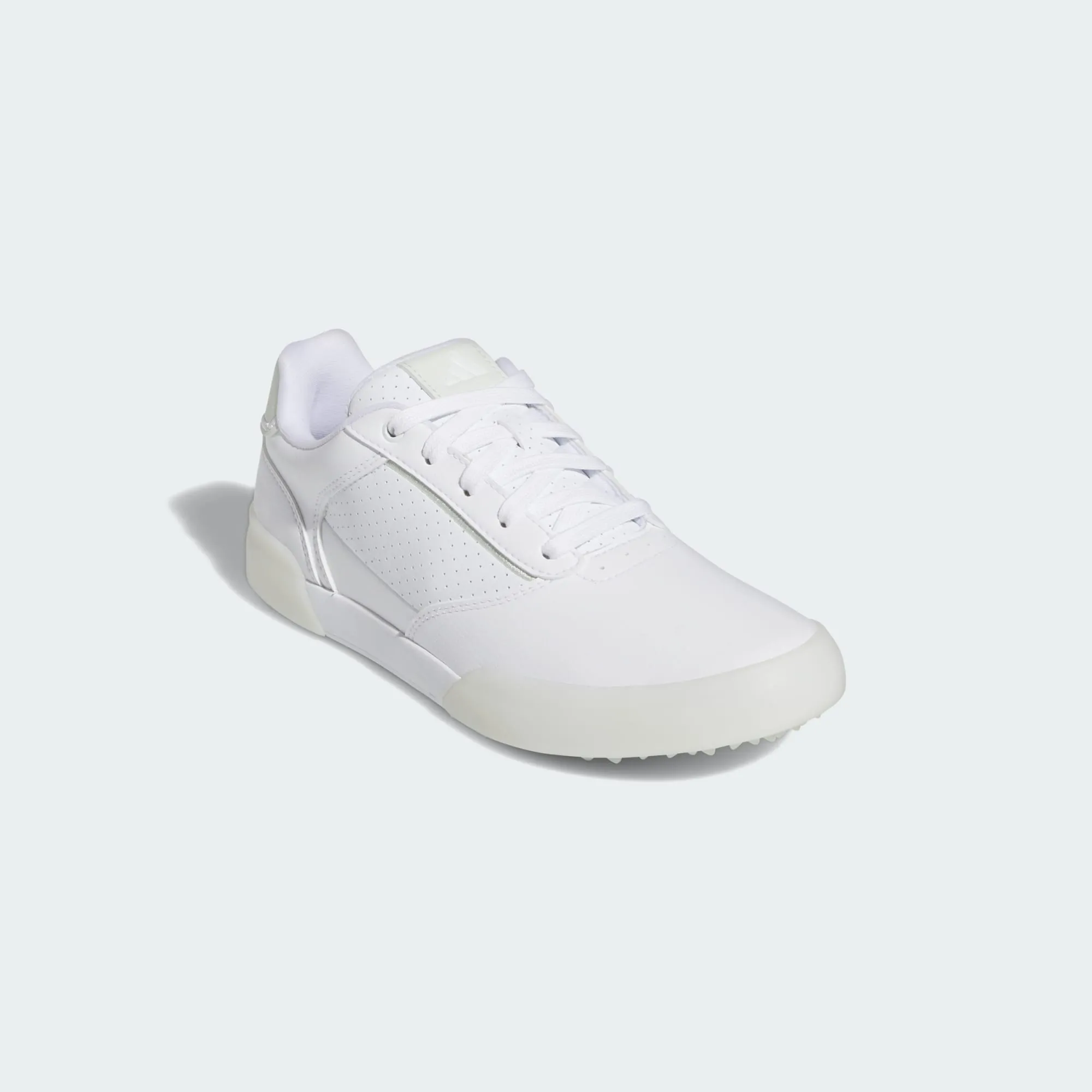 Adidas Women Adicross Retro Spikeless Golf Shoes - White-Grey 10