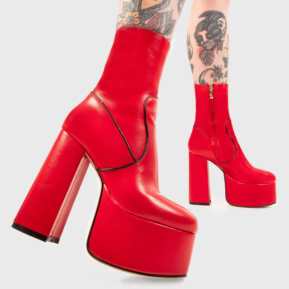 Adore You Platform Ankle Boots