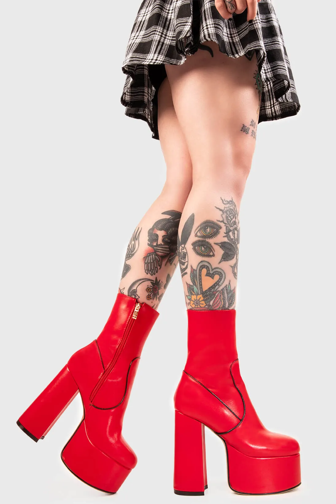 Adore You Platform Ankle Boots
