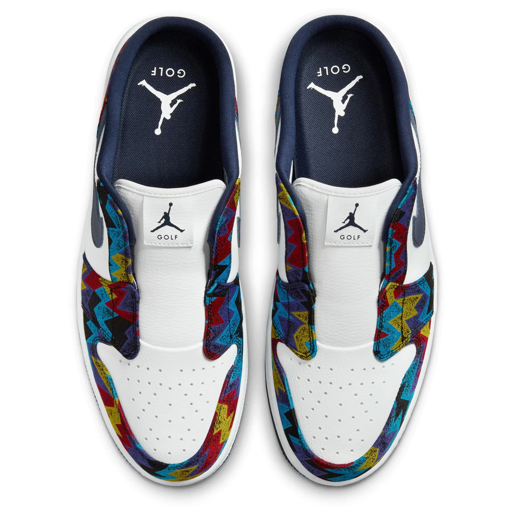 Air Jordan Mule White/Obsidian/Speed Yellow - AW24
