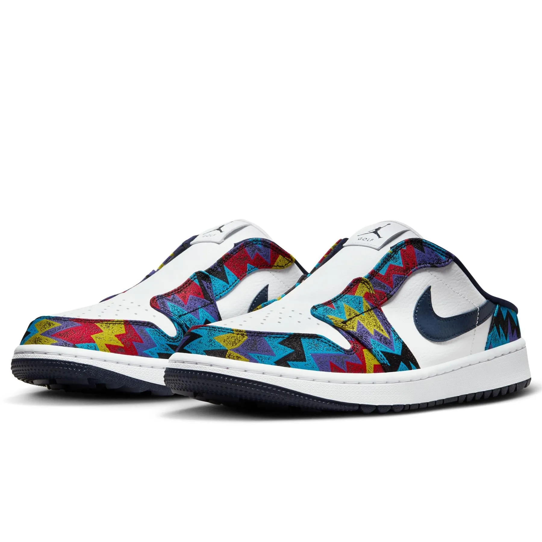 Air Jordan Mule White/Obsidian/Speed Yellow - AW24