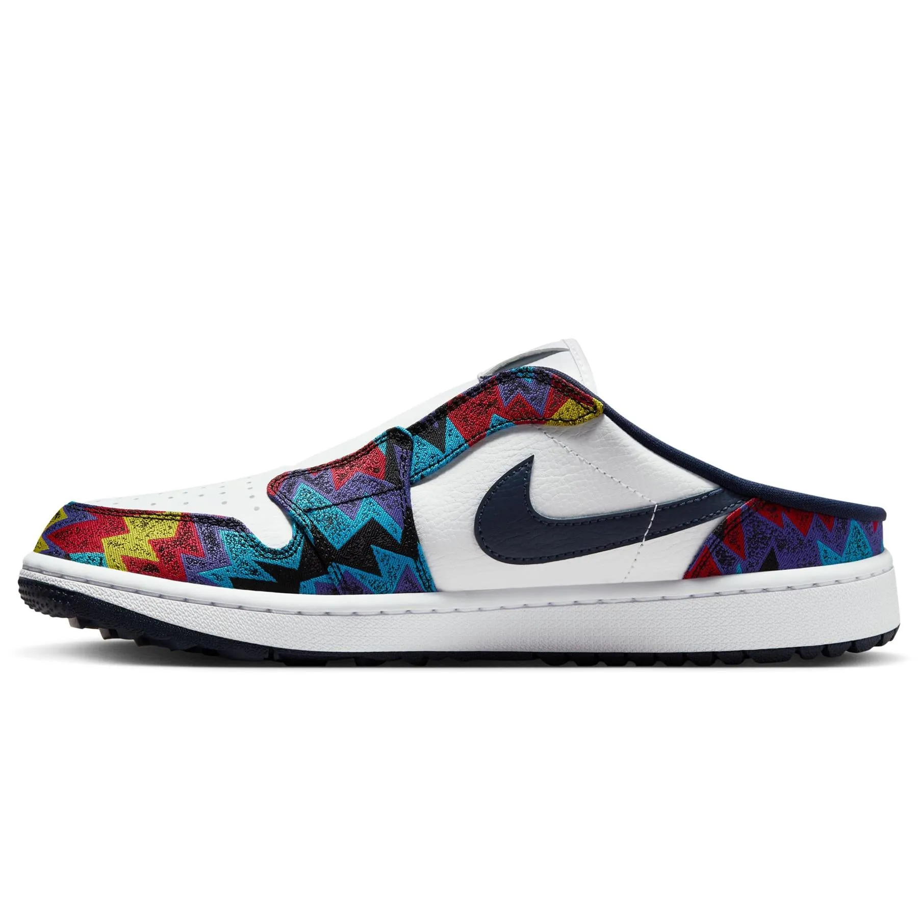 Air Jordan Mule White/Obsidian/Speed Yellow - AW24