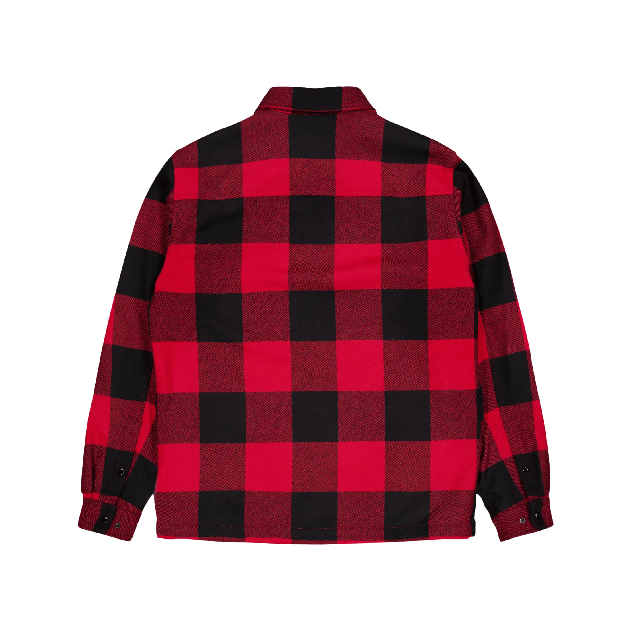 Alaskan Wool Check Overshirt Red Buffalo