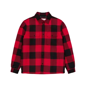 Alaskan Wool Check Overshirt Red Buffalo