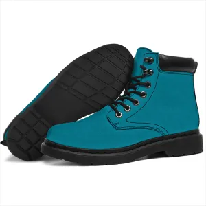All-Season Boots_Teal_ Micro-Suede