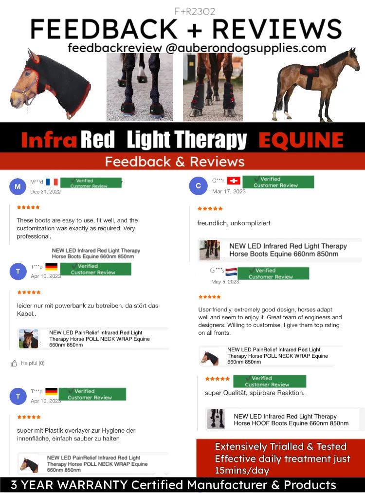 All Species NEW! Infrared Light Therapy LEGS ARMS All Purpose BOOTS