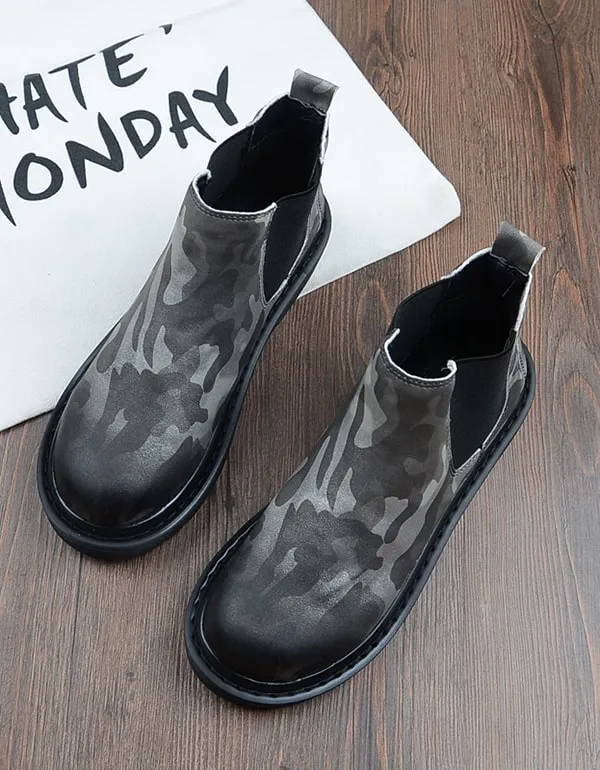 Autumn Winter Chelsea Boots Thick-soled