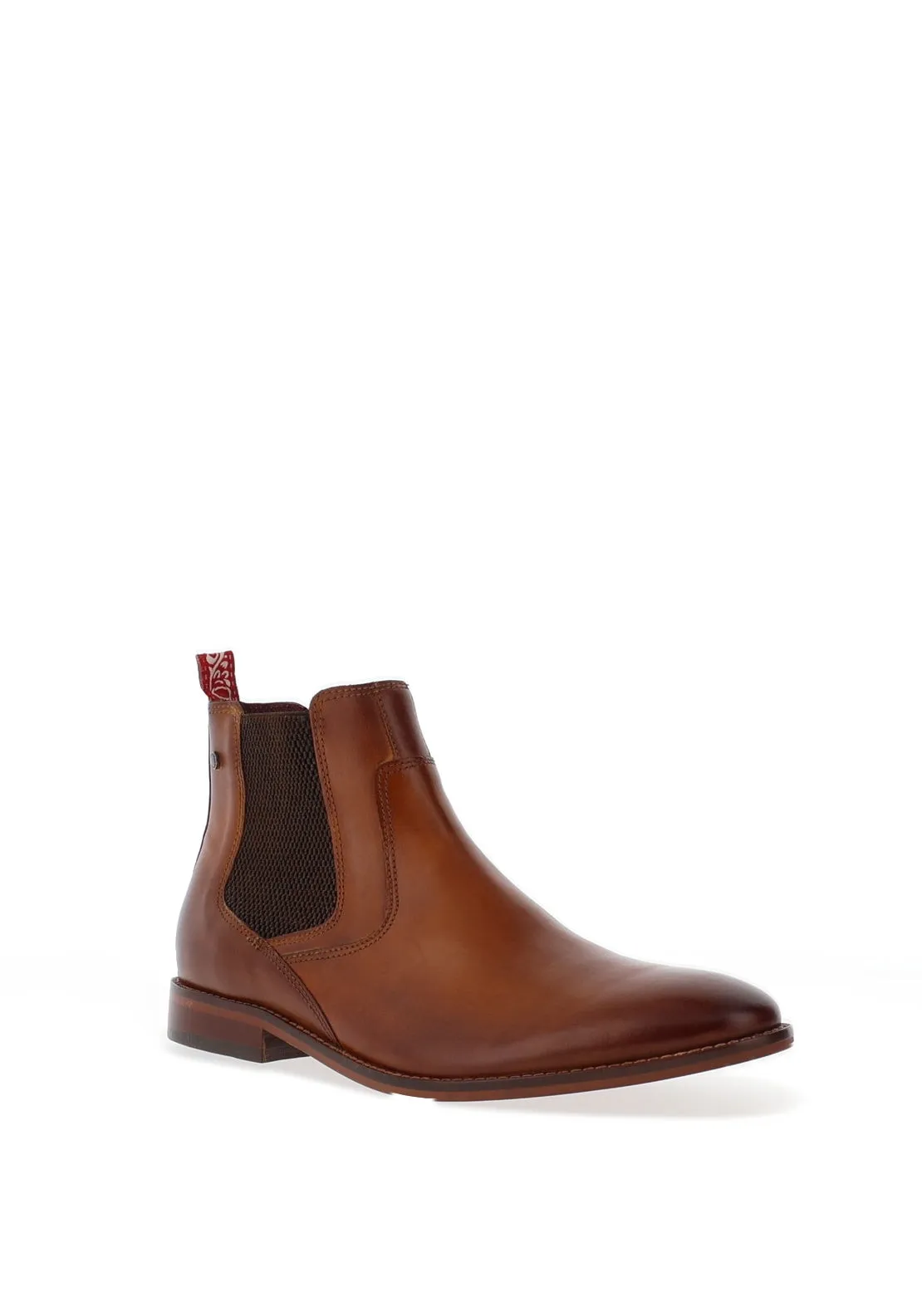 Base London Mens Scout Chelsea Boots, Washed Tan