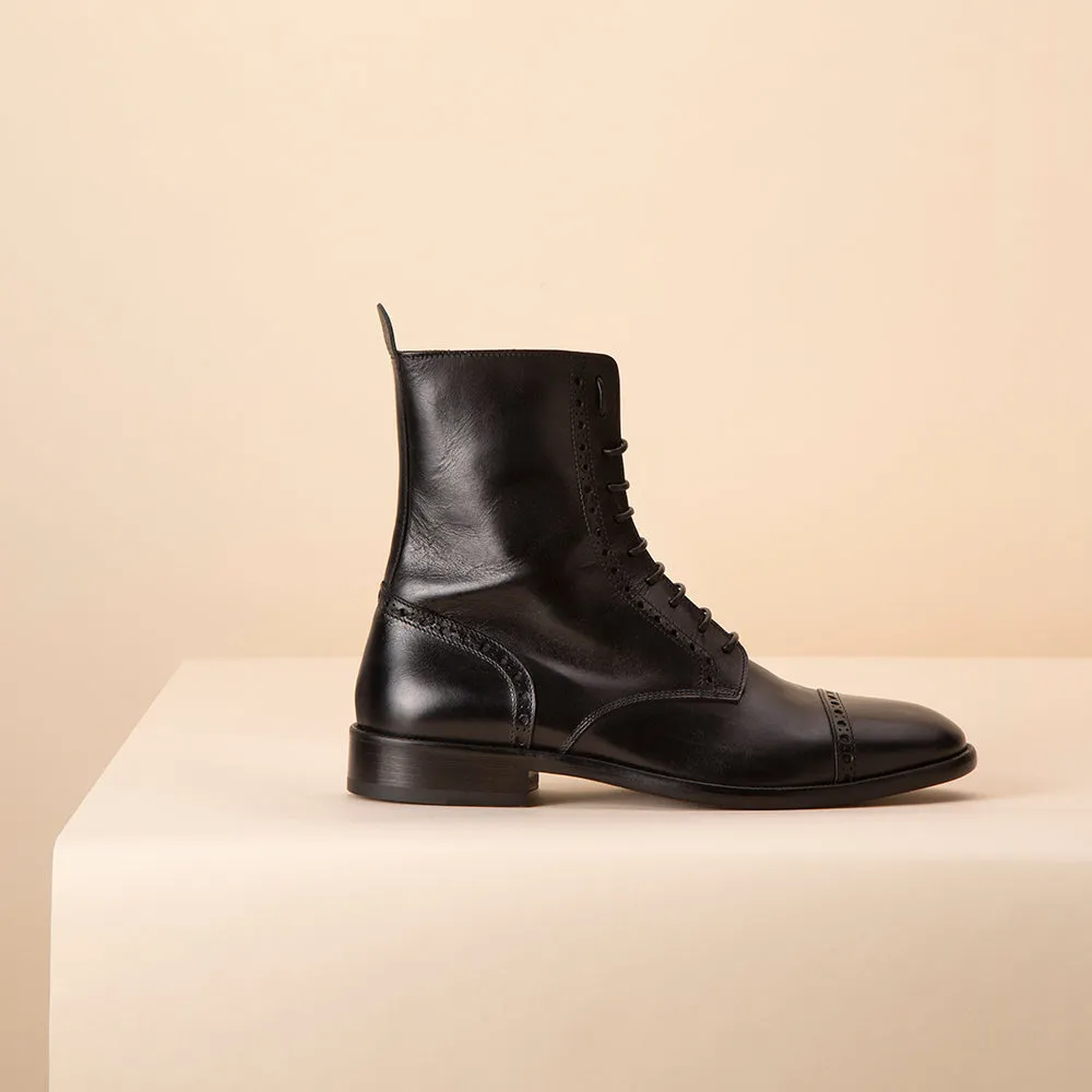 Black Ankle Boots Man