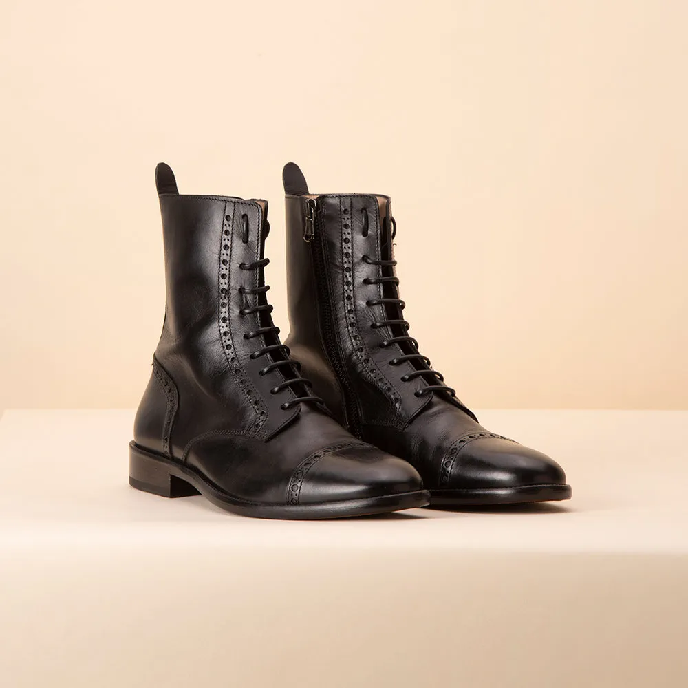 Black Ankle Boots Man