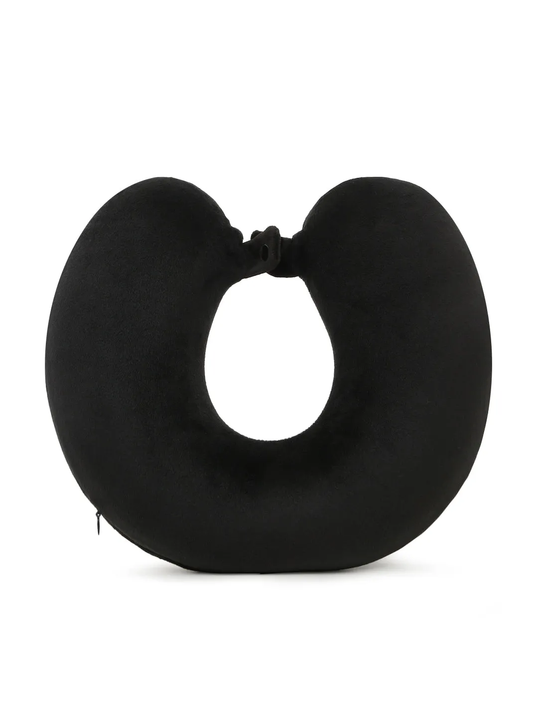 Black Soft Foam U-Shaped NeckPillow