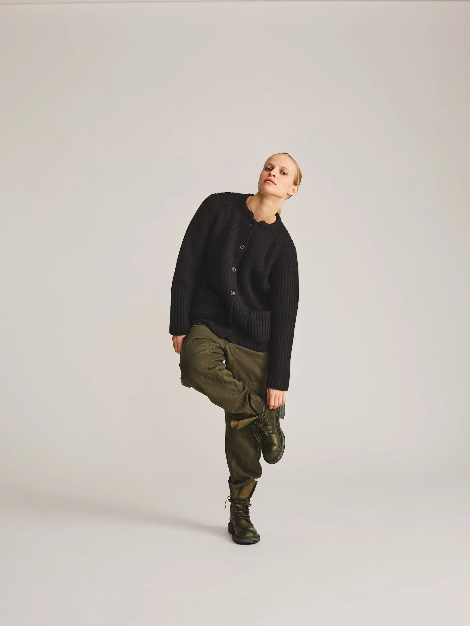 BOOTS - HORSY - DARK KHAKI