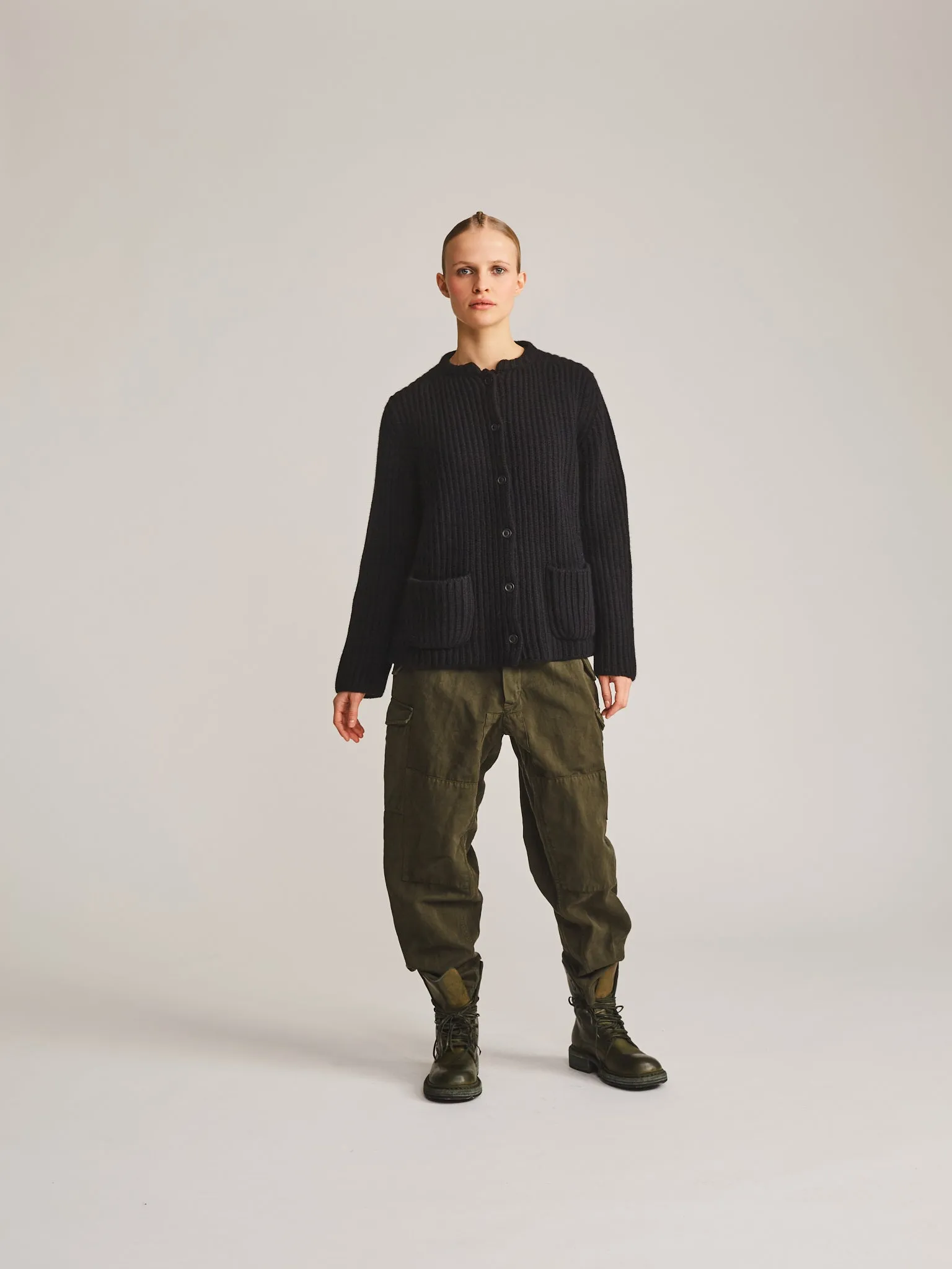 BOOTS - HORSY - DARK KHAKI