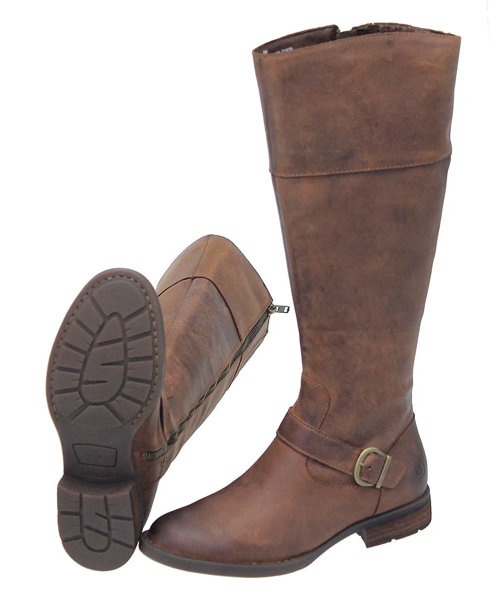 Born 16 in Vintage Brown Equine Zip Boot #BL12406BZN ()