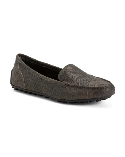 BORN Leather Amani Driving Comfort Loafers