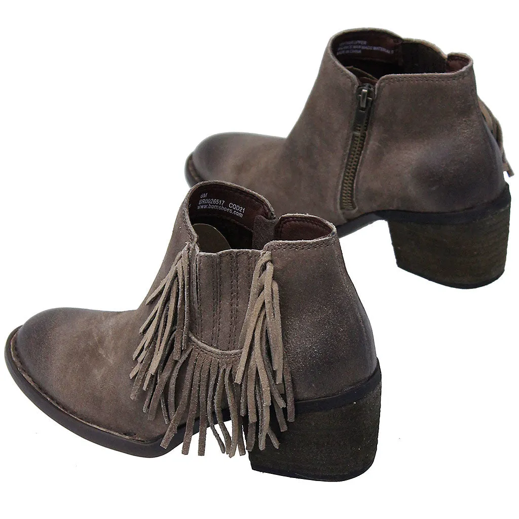 Born Vintage Taupe Fringed Ankle Boot #BL26517ZFT ()