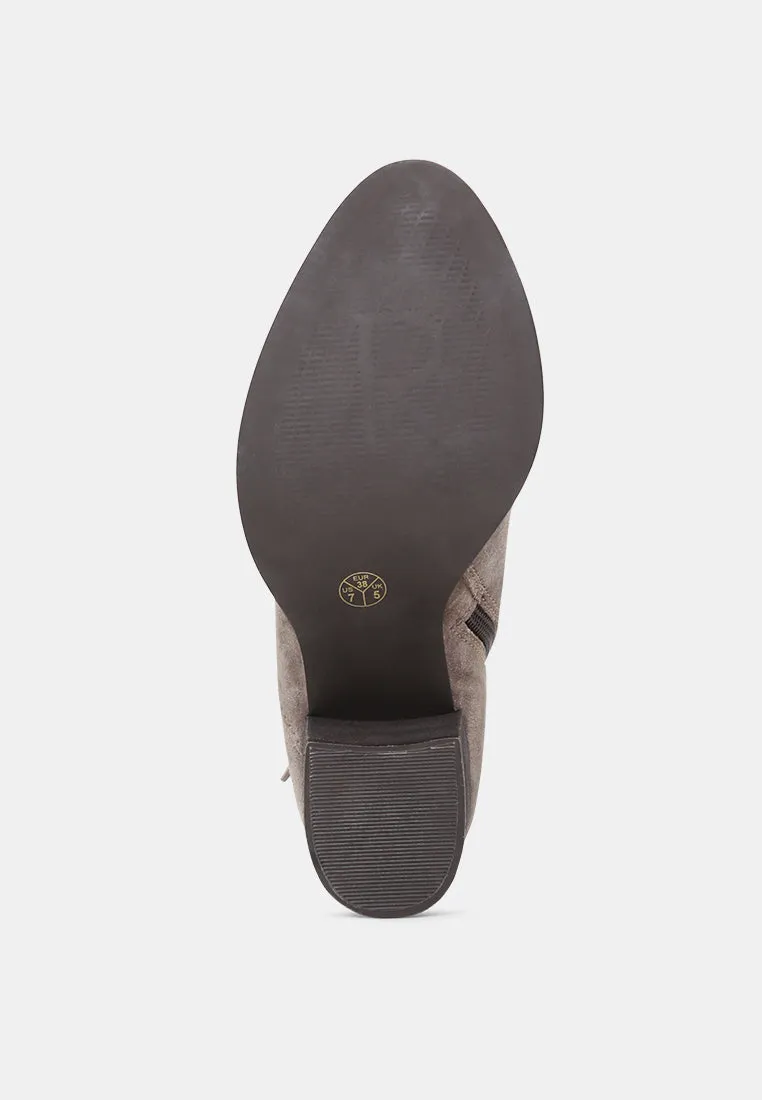 Bria Peep Toe Ankle Boots