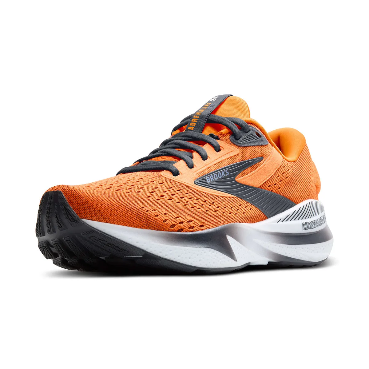 Brooks Adrenaline GTS 24 Mens | Orange/ebony/country Blue