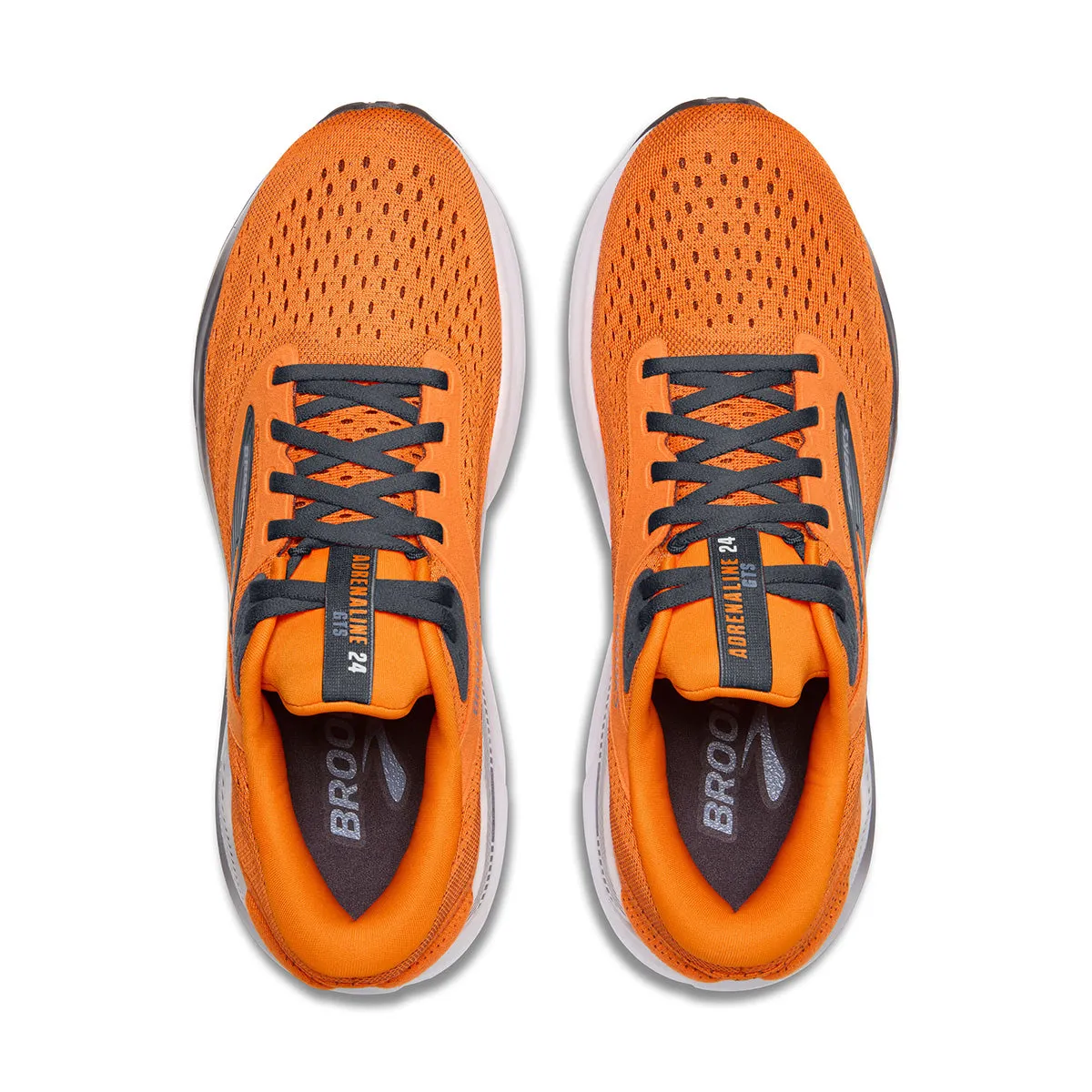 Brooks Adrenaline GTS 24 Mens | Orange/ebony/country Blue