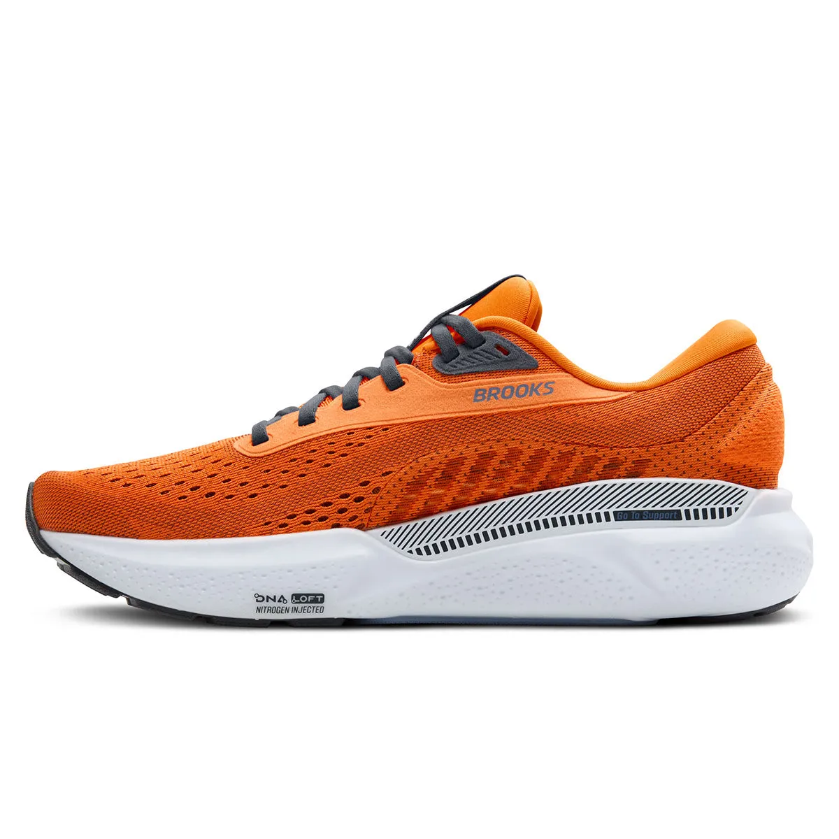 Brooks Adrenaline GTS 24 Mens | Orange/ebony/country Blue