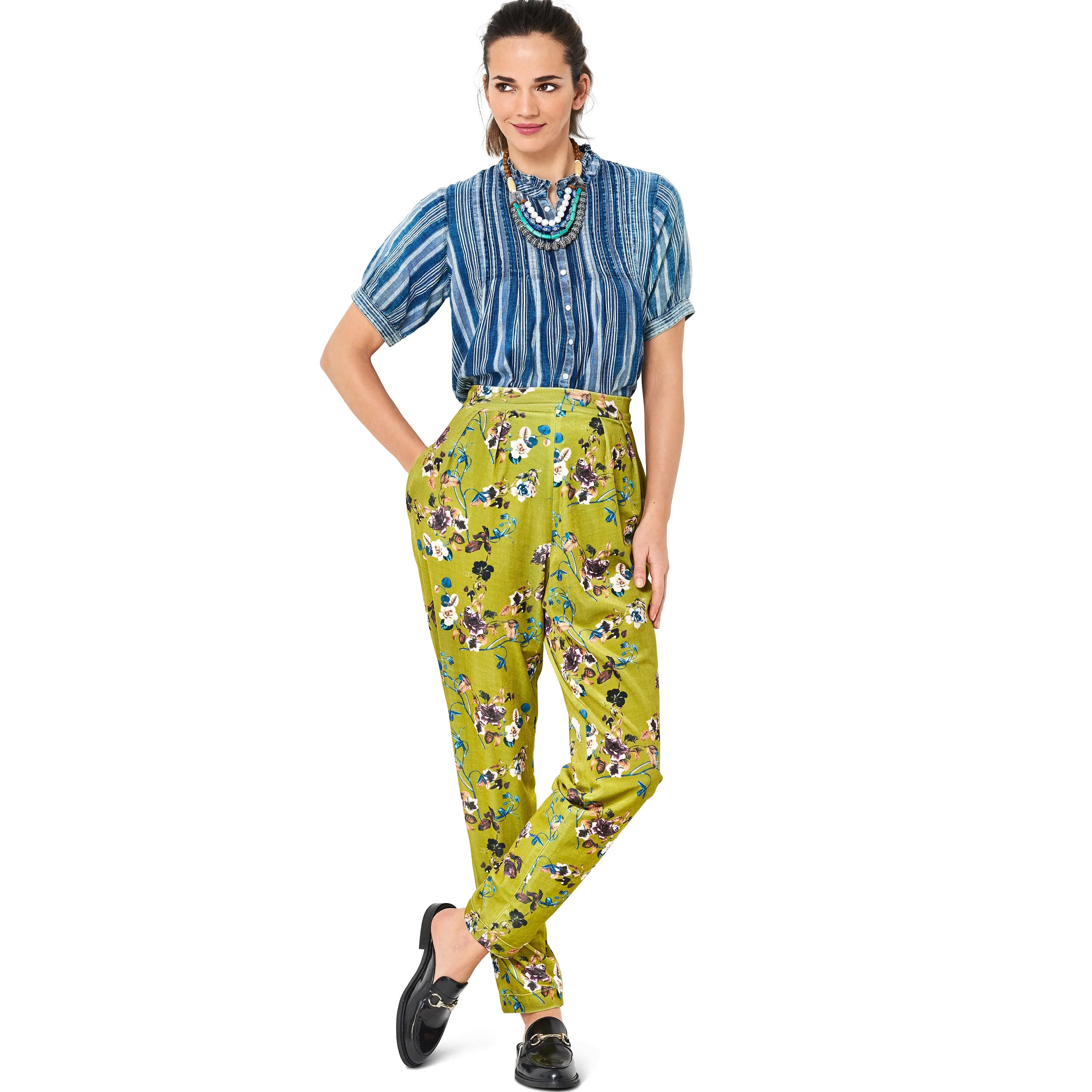 Burda Pattern 6110 Misses' Trousers and Pants