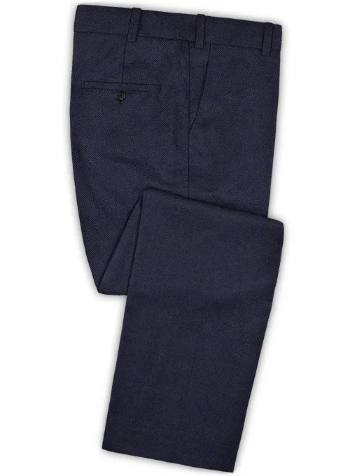 Caccioppoli Dapper Dandy Capala Blue Wool Pants