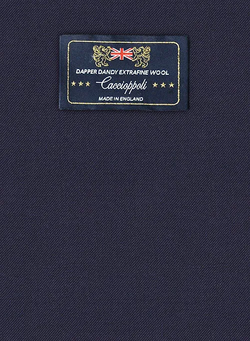 Caccioppoli Dapper Dandy Capala Blue Wool Pants