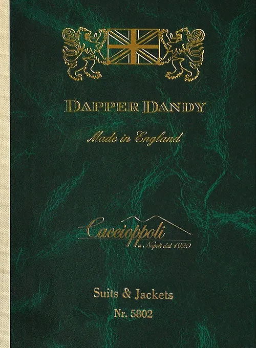 Caccioppoli Dapper Dandy Iniesa Seaweed Green Wool Pants