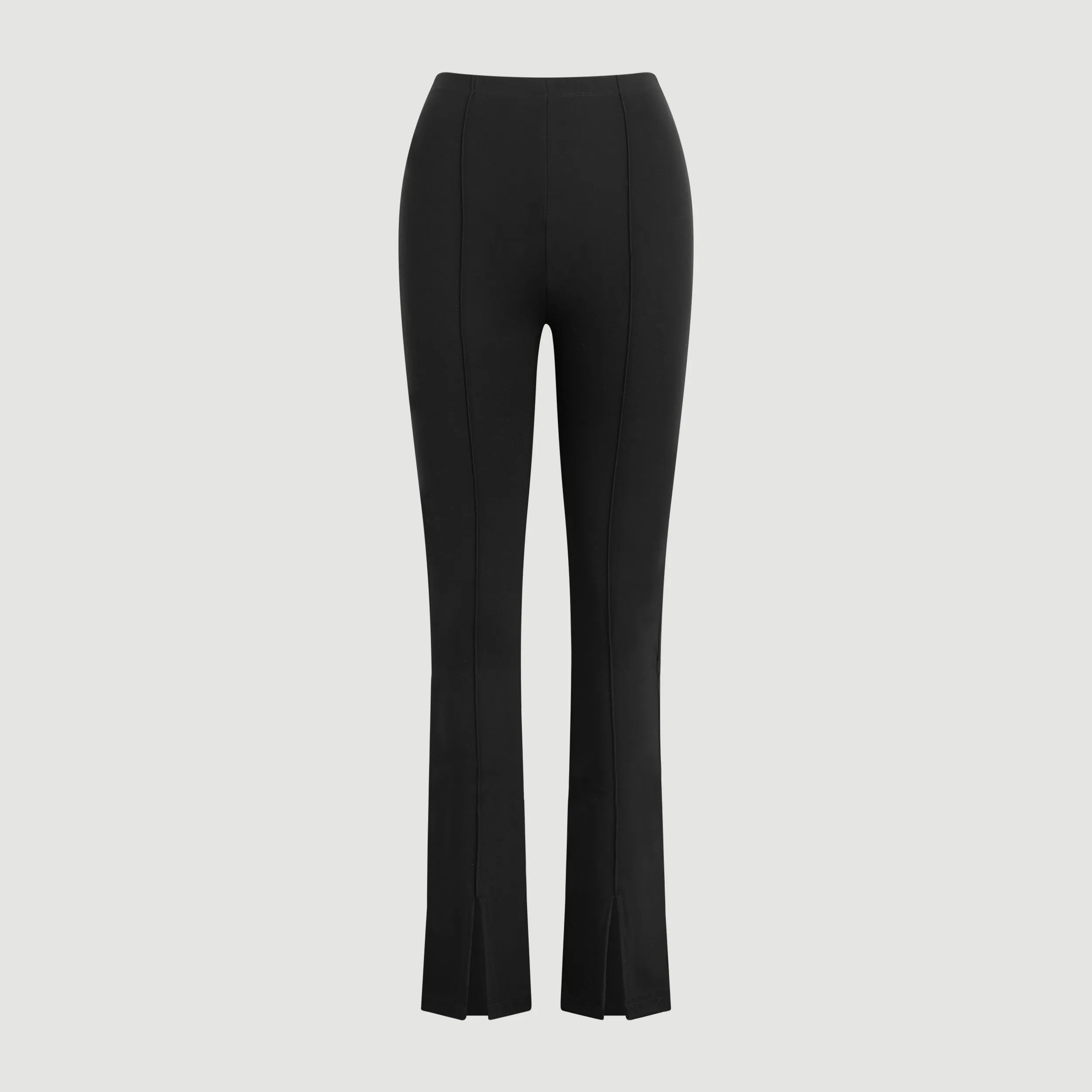 Cass Front-Split Ponte Stretch Pant (Petite)
