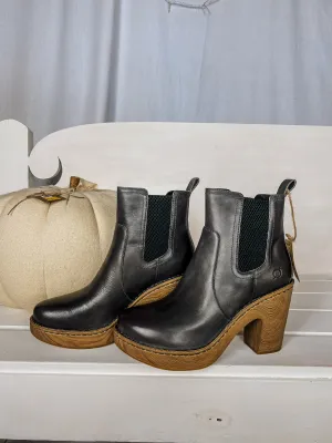 Channing Grey Leather Bootie by Born
