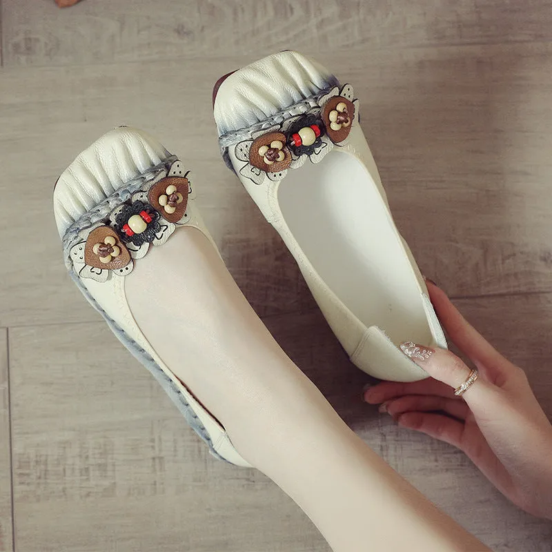 Cilool  Spring New Flat Bottom Casual Women's Shoes