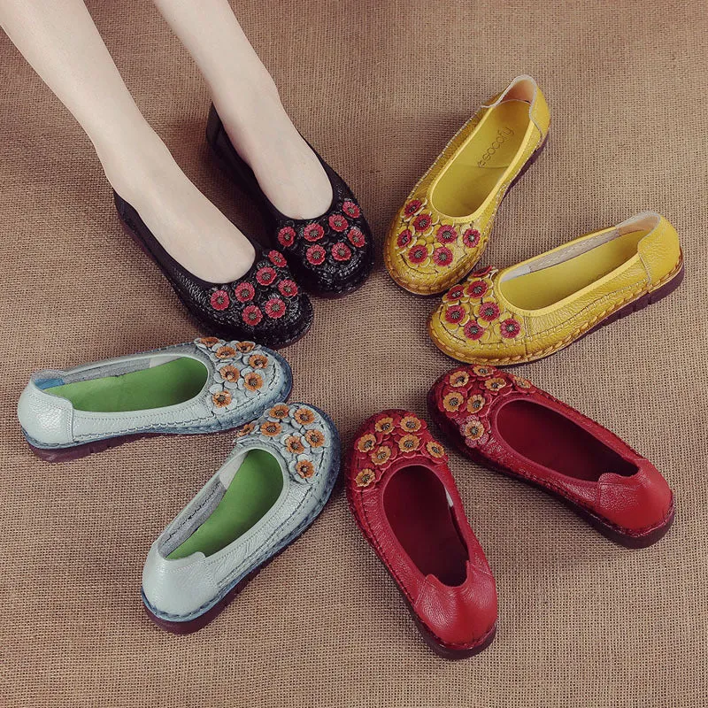 Cilool Summer New Pure Handmade Casual Women's Shoes