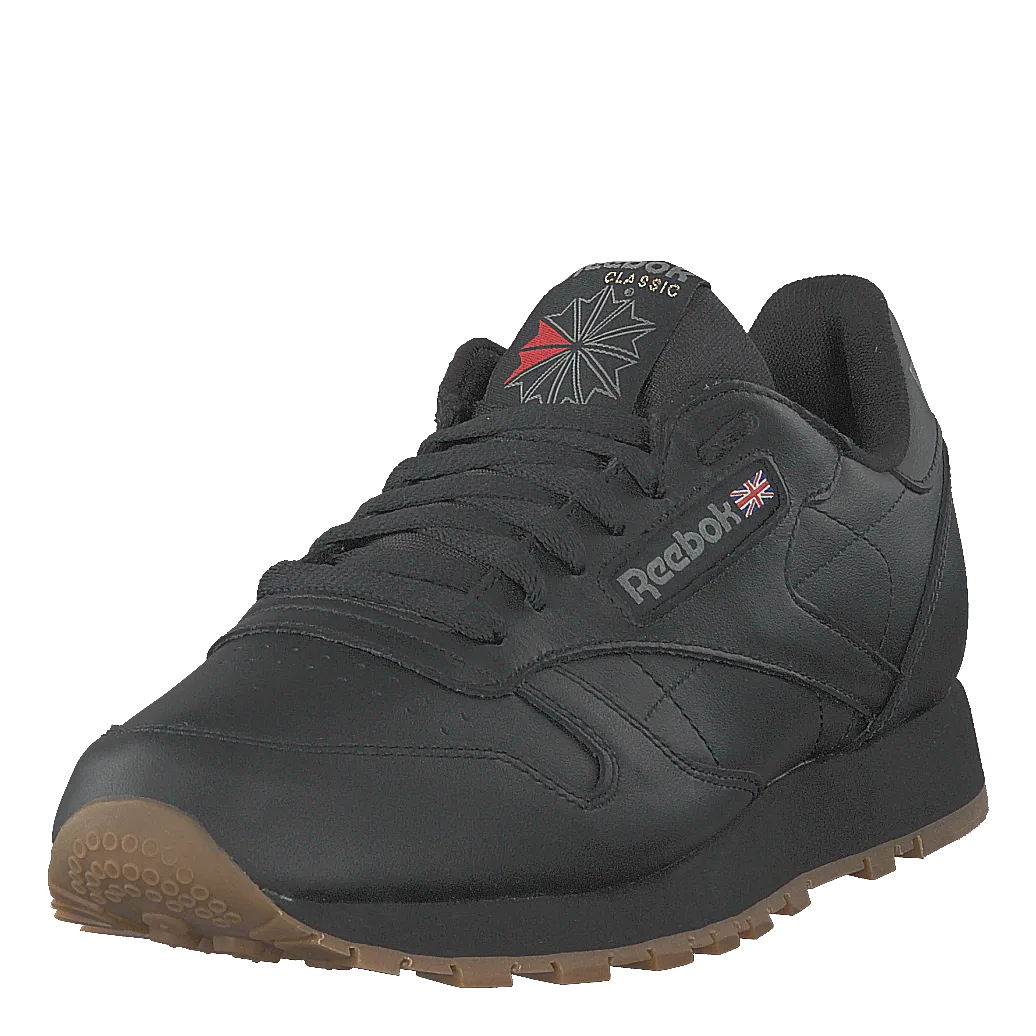 Cl Lthr Black/gum