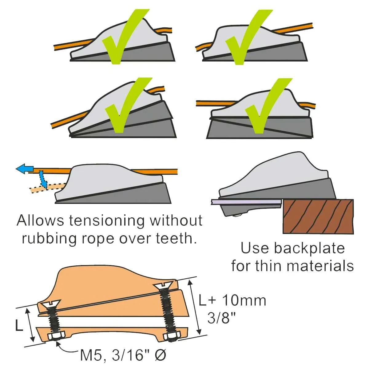 CL818 Tapered Pad for CL203 & Mk1 Juniors