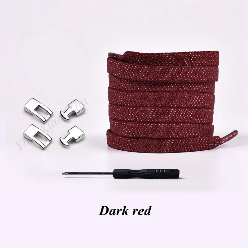 Cross buckle Elastic Shoe laces No Tie Shoelaces