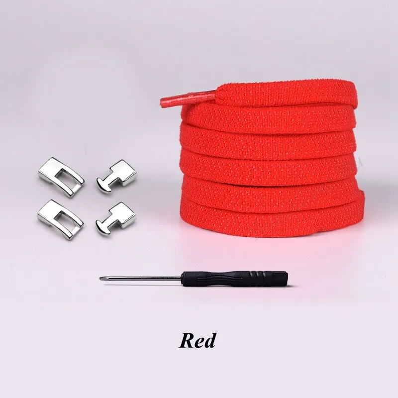 Cross buckle Elastic Shoe laces No Tie Shoelaces