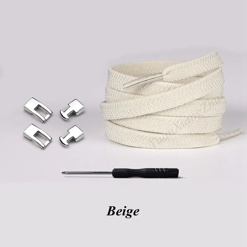 Cross buckle Elastic Shoe laces No Tie Shoelaces