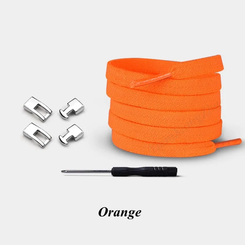Cross buckle Elastic Shoe laces No Tie Shoelaces