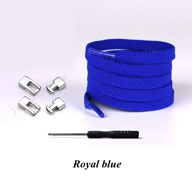 Cross buckle Elastic Shoe laces No Tie Shoelaces