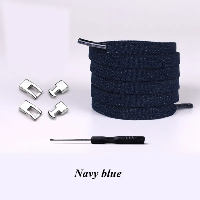 Cross buckle Elastic Shoe laces No Tie Shoelaces
