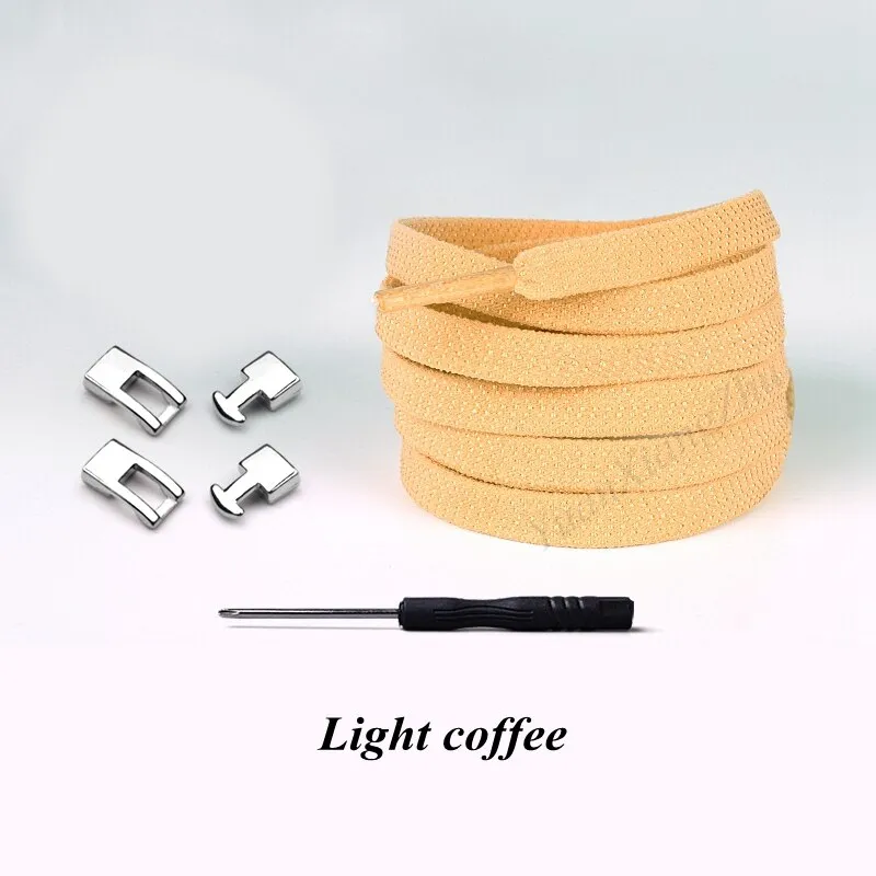 Cross buckle Elastic Shoe laces No Tie Shoelaces
