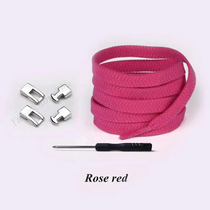 Cross buckle Elastic Shoe laces No Tie Shoelaces