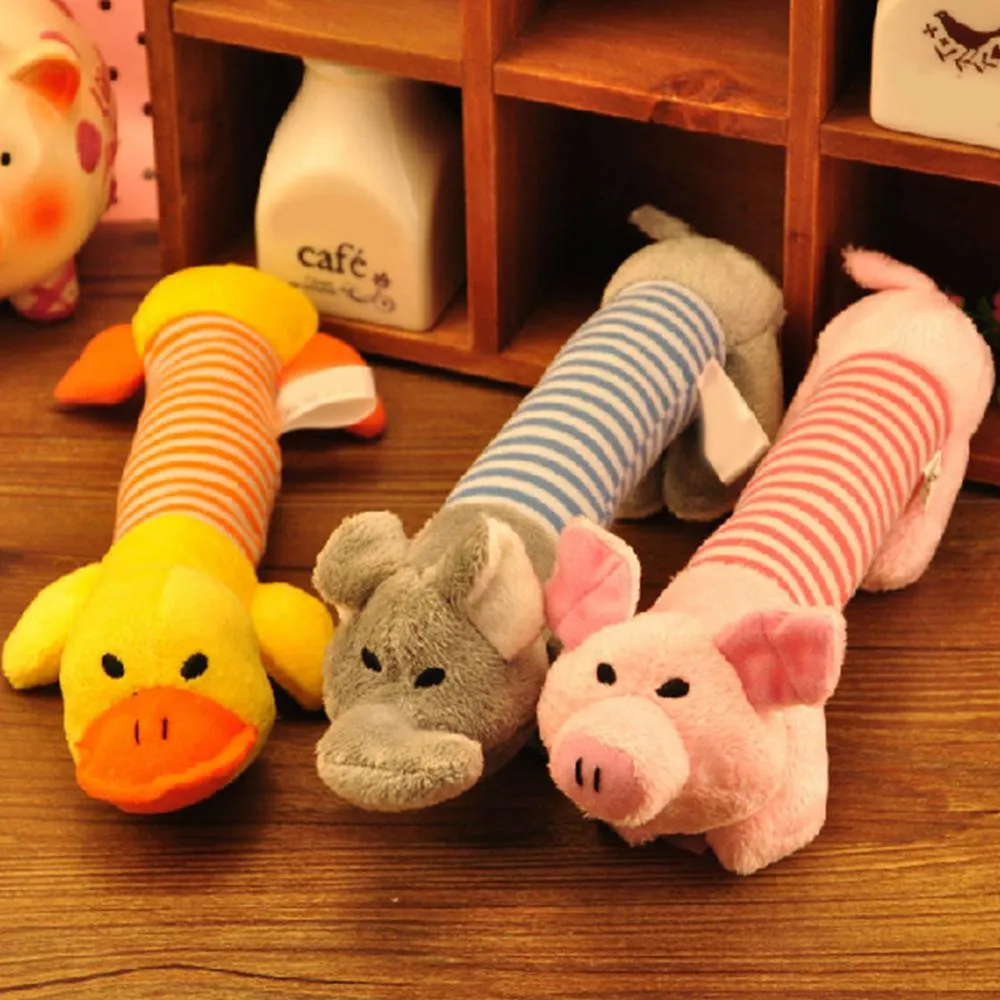 Cute Fun Chew Toys for Dogs_Choose from Elephant, Pig or Duck